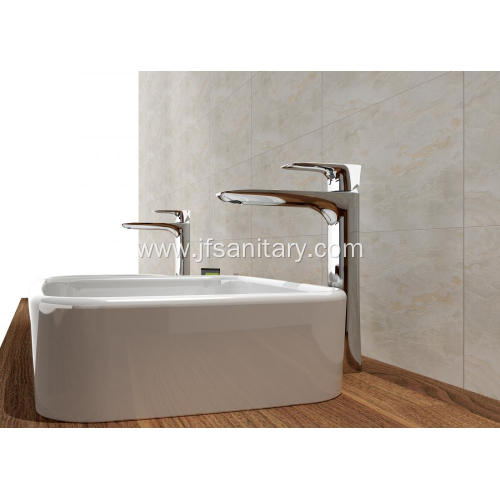 Chrome Finish Tall Basin Faucets For Wash Basins